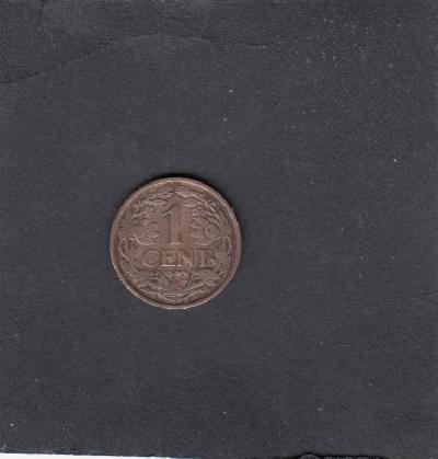 Beschrijving: 1 Cent WILHELMINA 